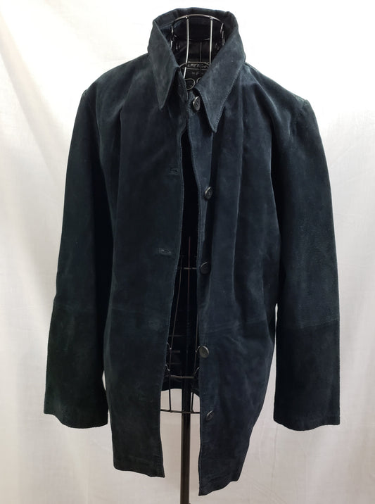 Impressions by Rem Garson Black Suede (Leather) Coat