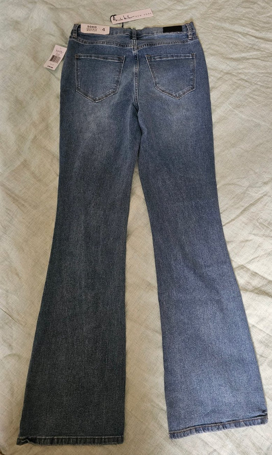 SOHO Nicole Miller New York High Rise Bootcut Jeans - New