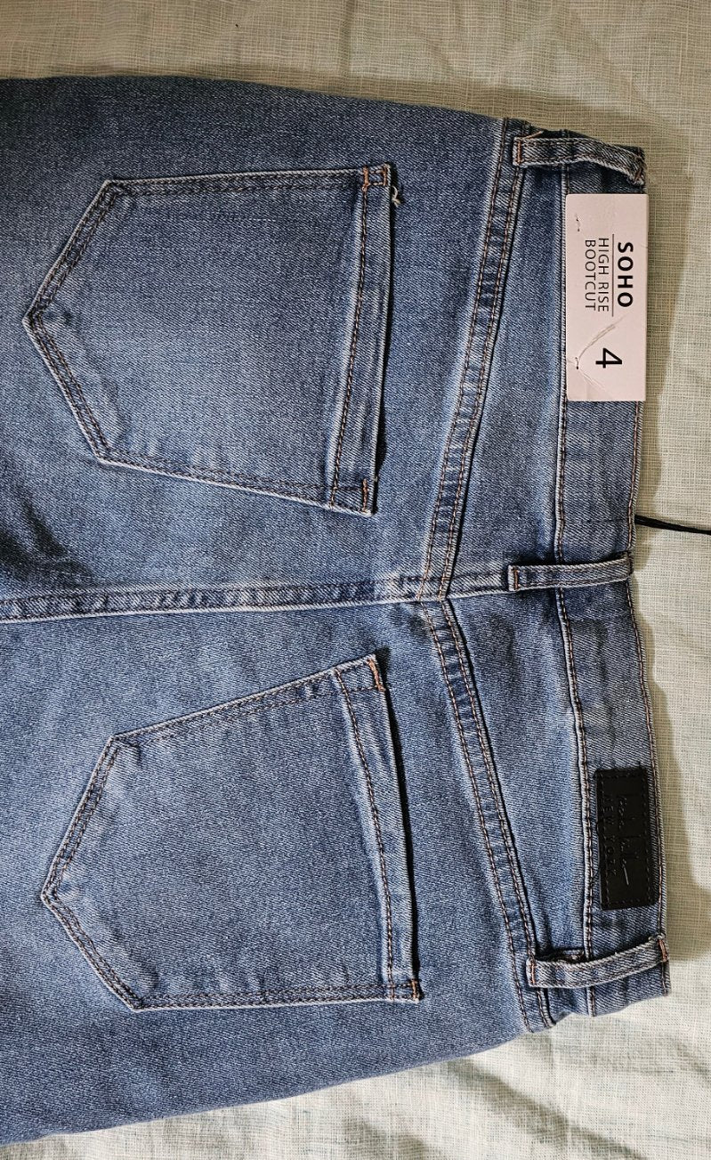 SOHO Nicole Miller New York High Rise Bootcut Jeans - New