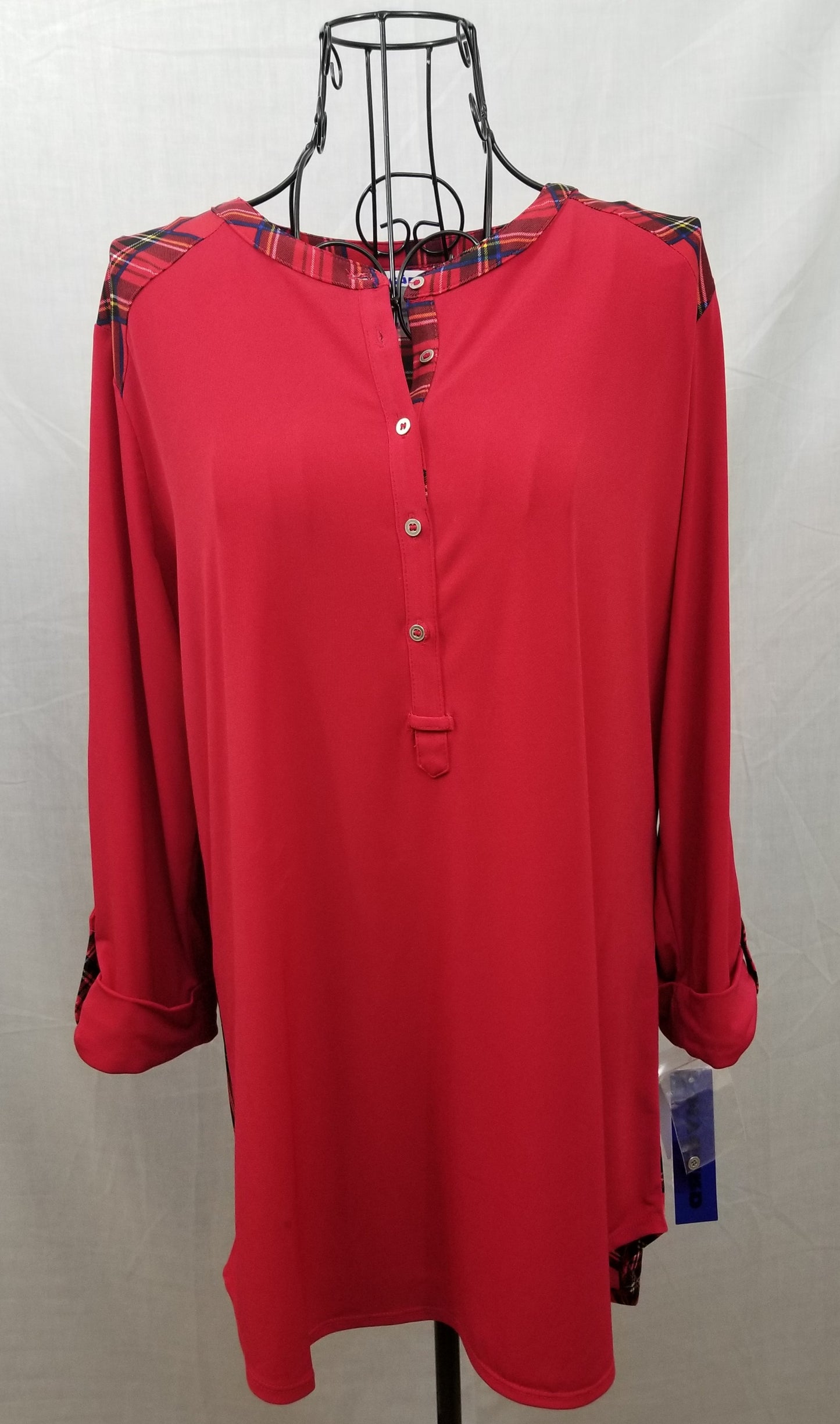Nygard Long Sleeve (adjustable) Red Shirt - New