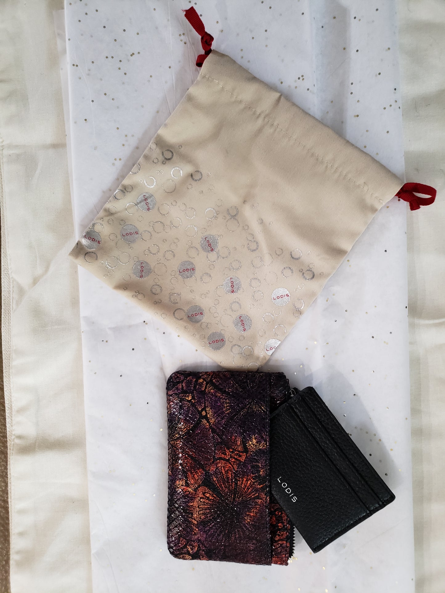 Lodis Leather Zipper Wallet - New