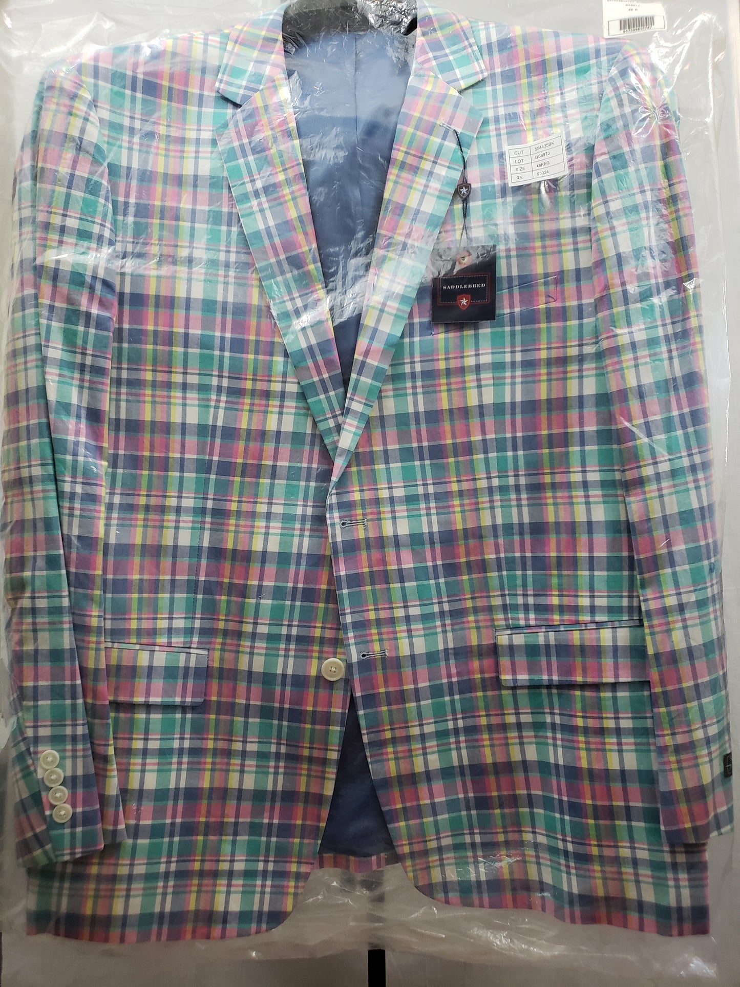 Saddlebred Plaid Blazer - Men's - New