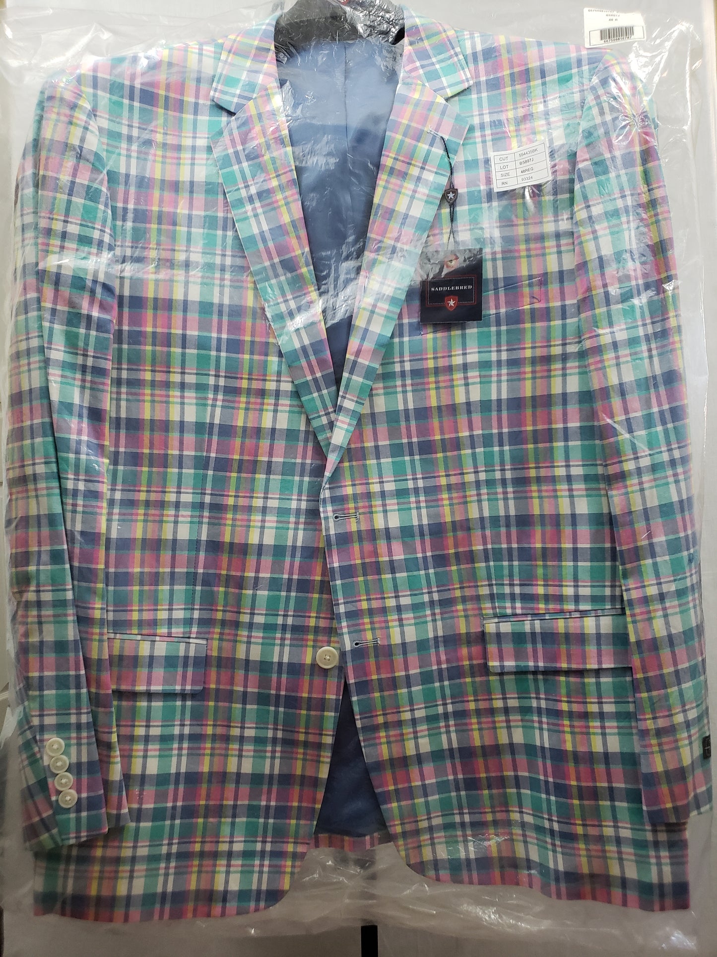Saddlebred Plaid Blazer - Men's - New