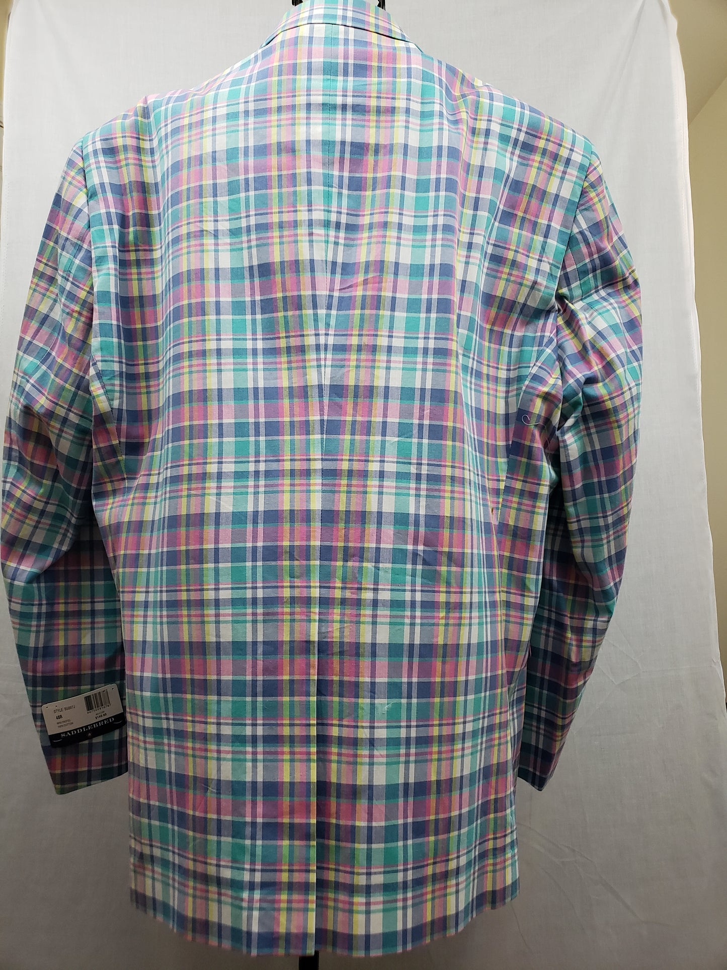 Saddlebred Plaid Blazer - Men's - New