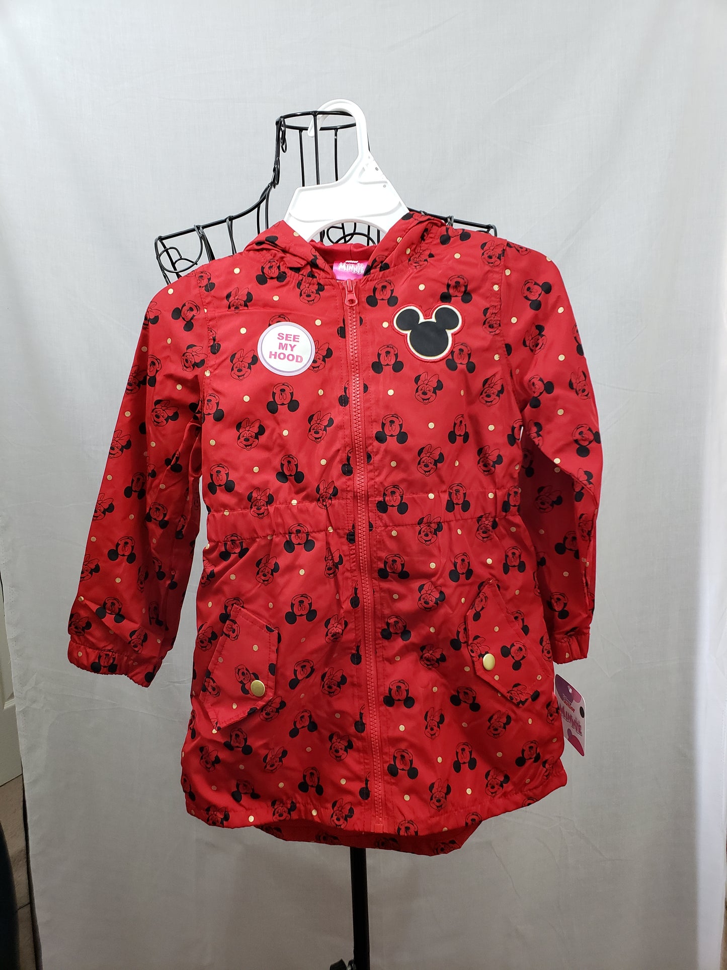 Minnie Mouse Rain Jacket - New