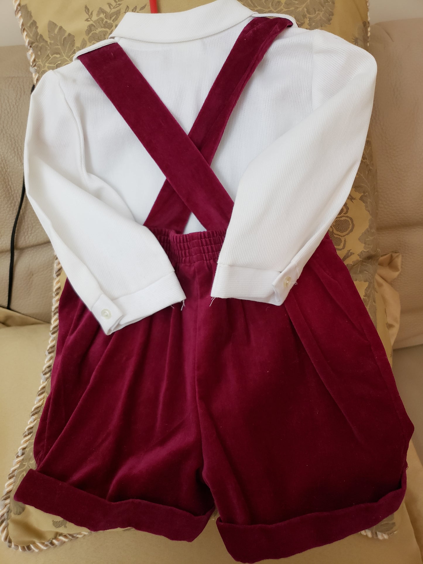 Susan Lively Designs - Boys Corduroy Short-set Jumper