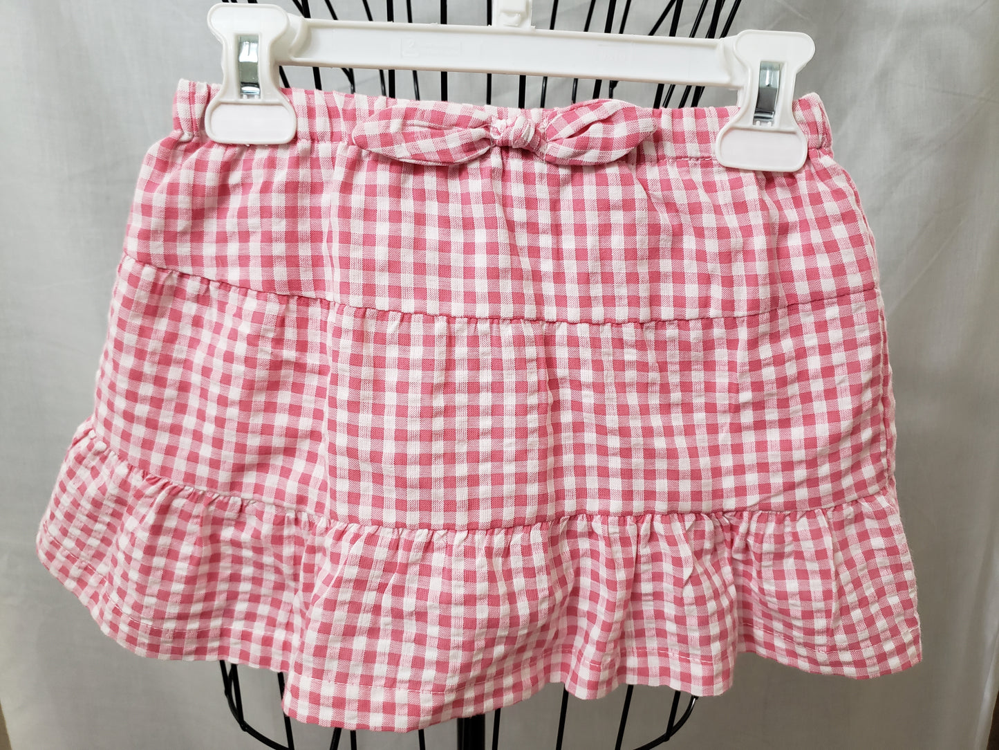Jessica Simpson Pink and White Gingham Skort Set - New