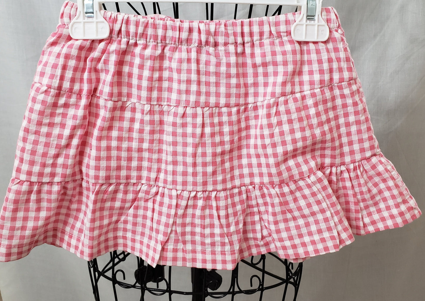 Jessica Simpson Pink and White Gingham Skort Set - New