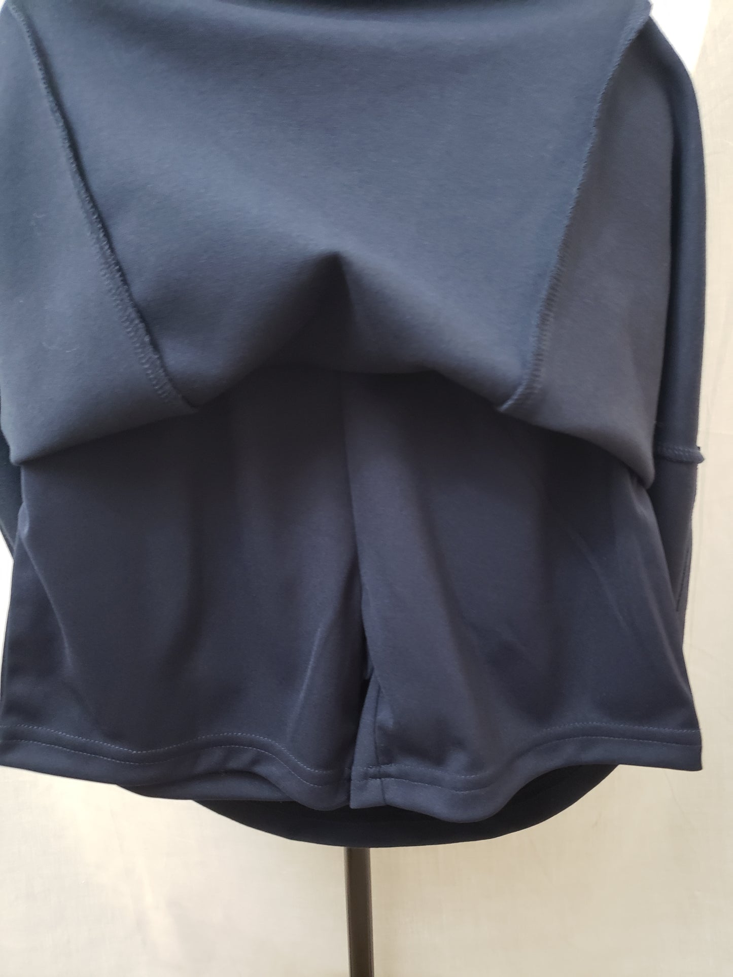 French Toast White Button Down Polo Shirt and Navy Blue Skirt /Skort - New