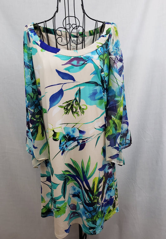 Sangria Bell Sleeve Dress