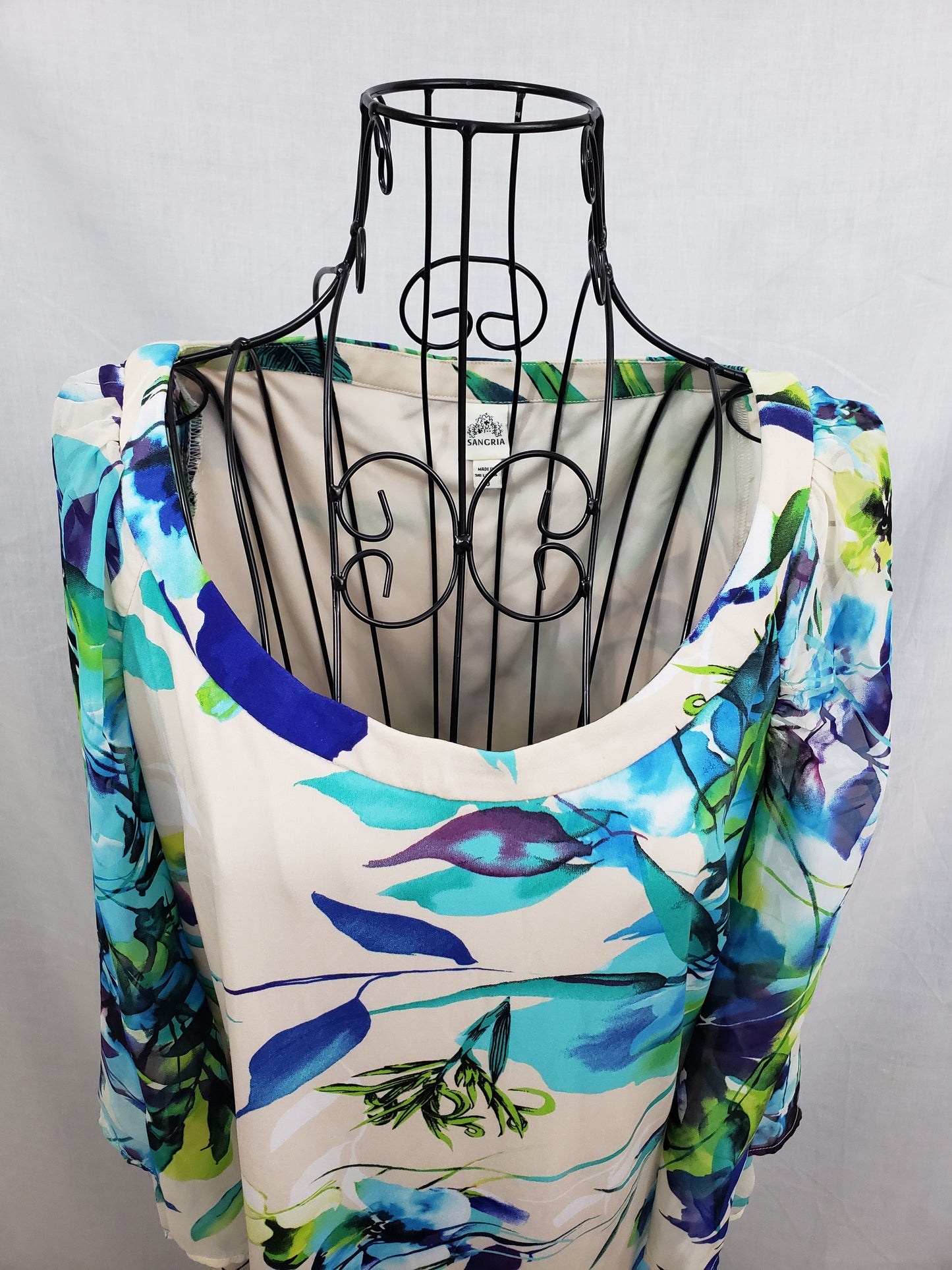 Sangria Bell Sleeve Dress