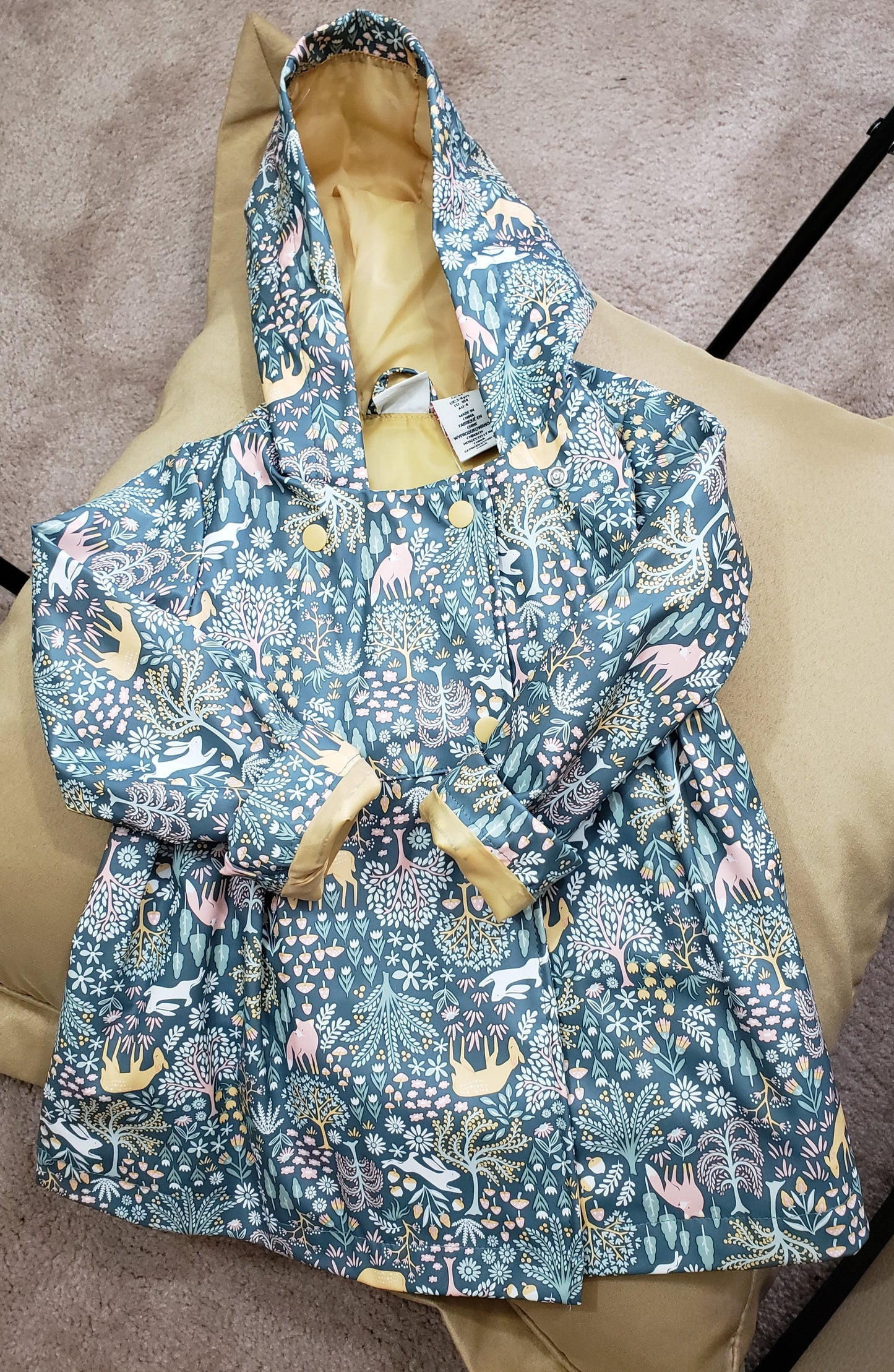 Rachel Zoe Toddler Raincoat with Leggings - Girls - New