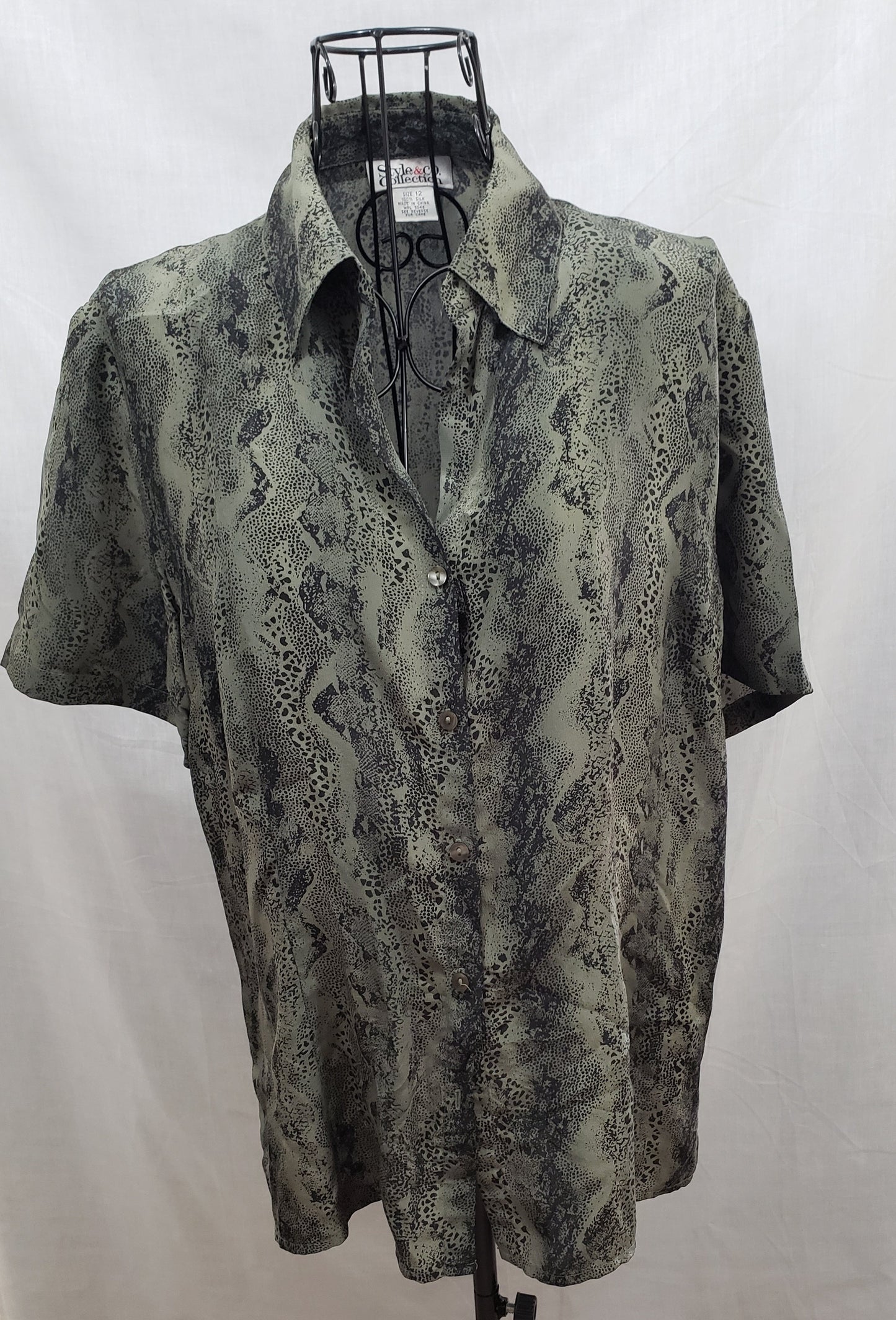 Style & Co Collection 100% Silk Blouse