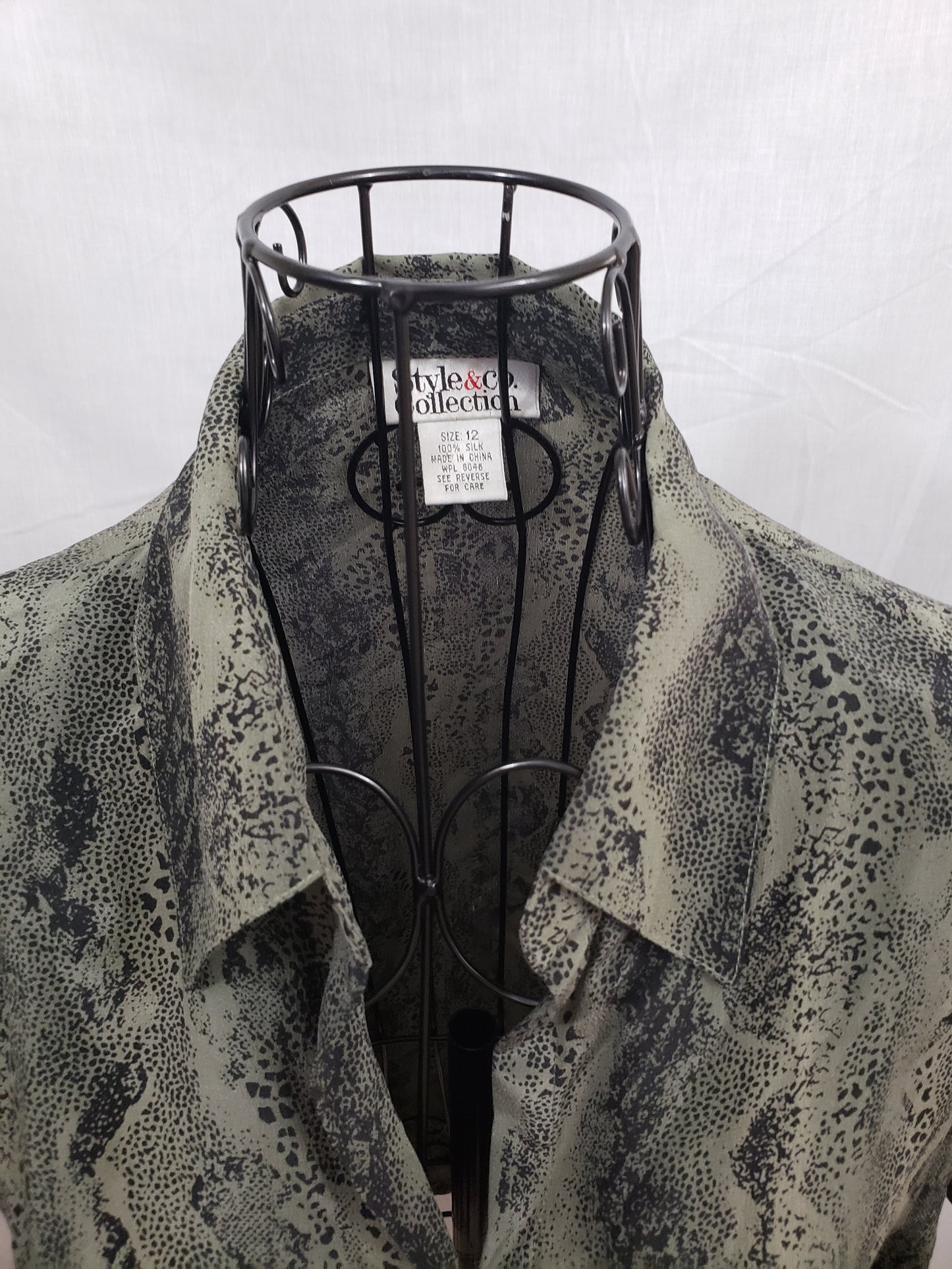 Style & Co Collection 100% Silk Blouse