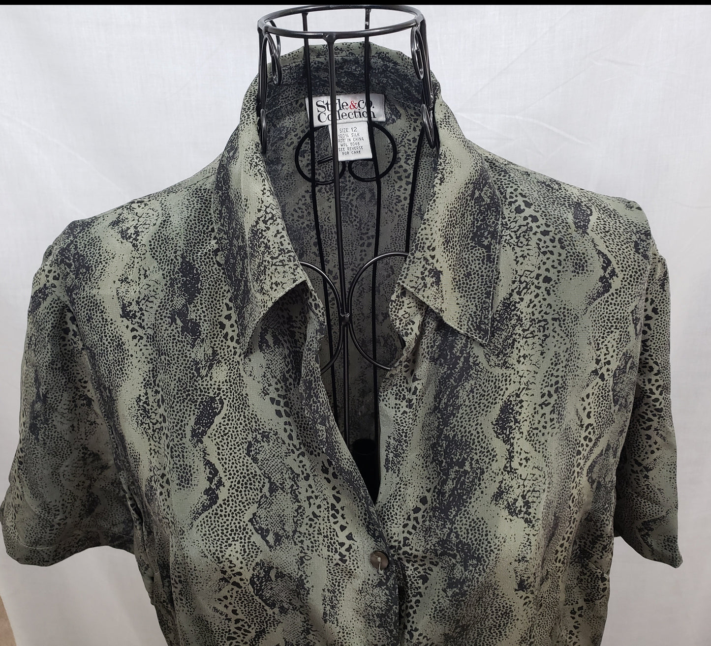 Style & Co Collection 100% Silk Blouse