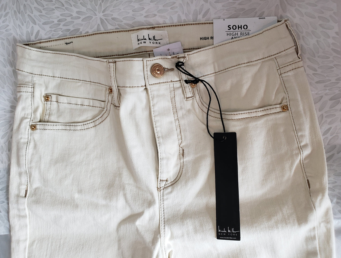 SoHo Nicole Miller High Rise Ankle Skinny Jeans - New