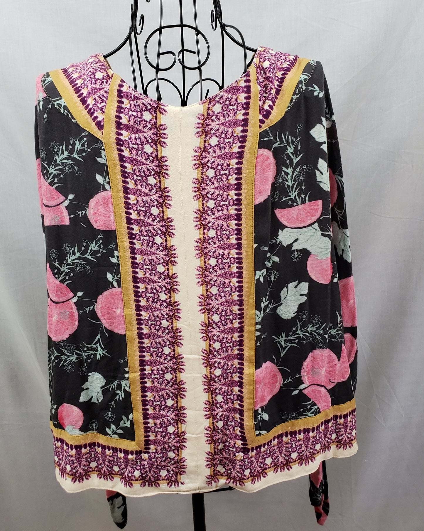 Free People Cardigan - Eclectic Multi-Color Long Sleeve Cardigan