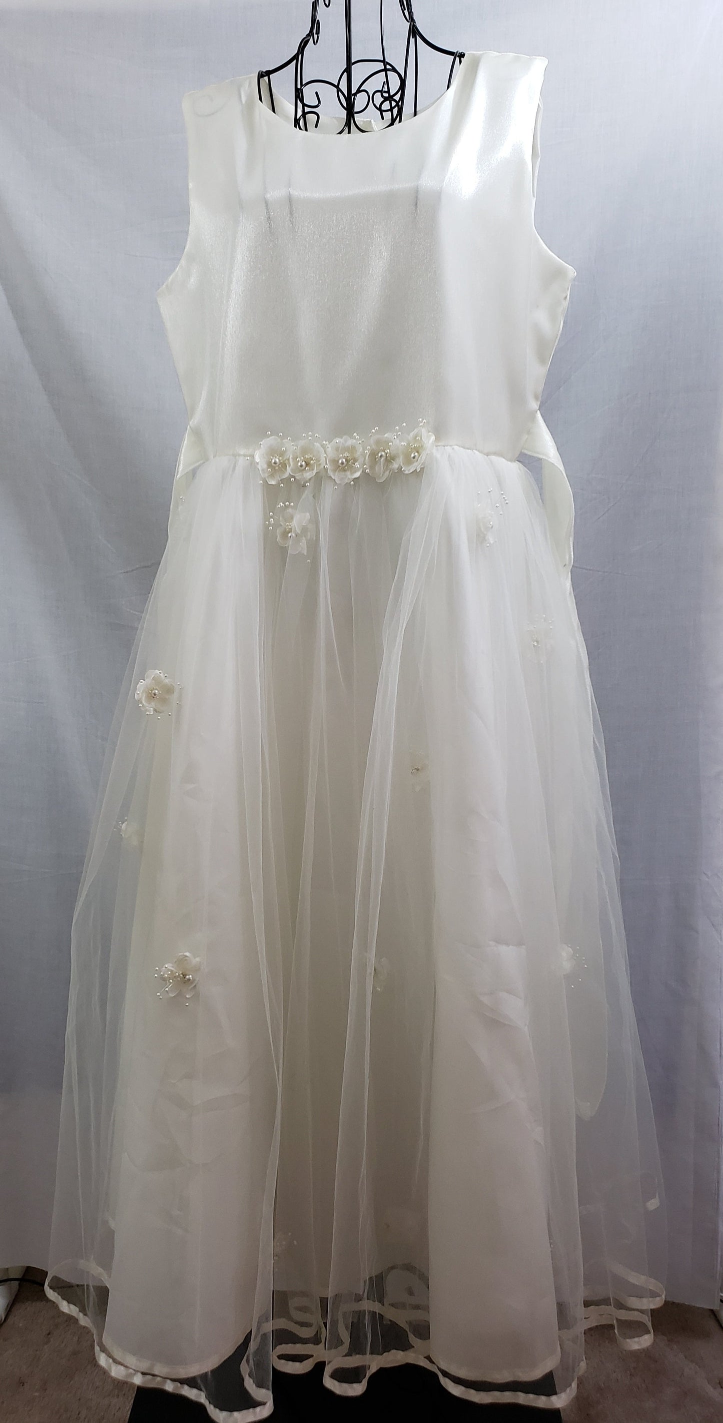 Bridal Flower Girl's Dress - Satin - Girl's Plus Size