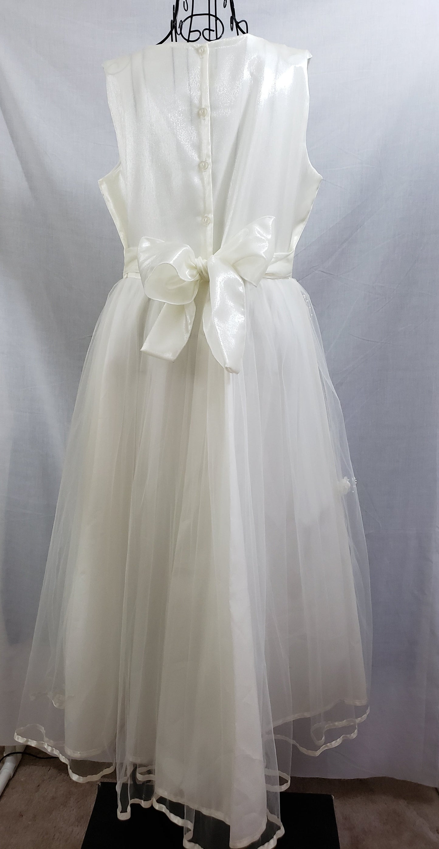 Bridal Flower Girl's Dress - Satin - Girl's Plus Size