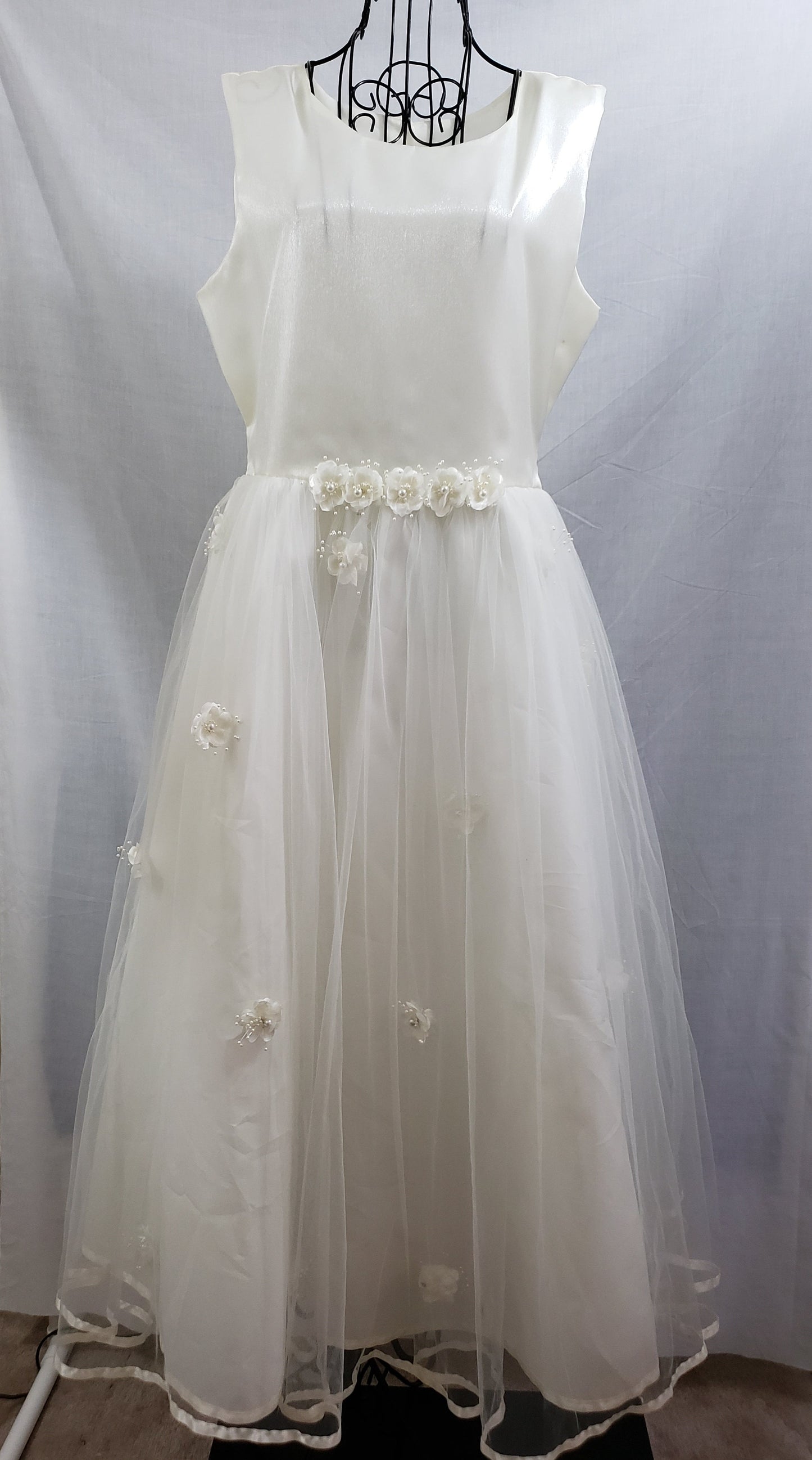 Bridal Flower Girl's Dress - Satin - Girl's Plus Size