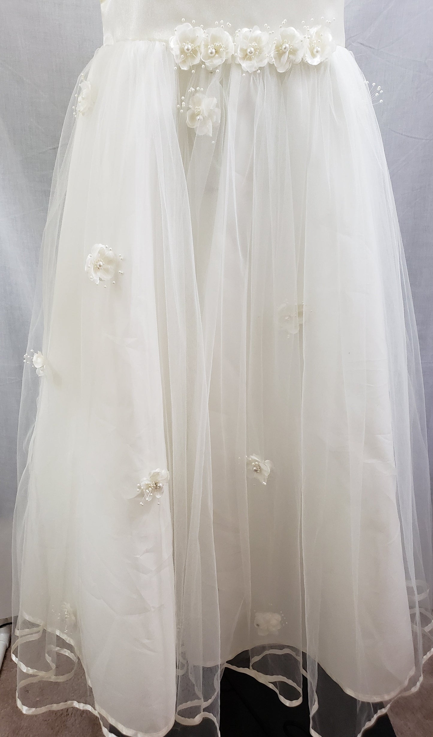 Bridal Flower Girl's Dress - Satin - Girl's Plus Size