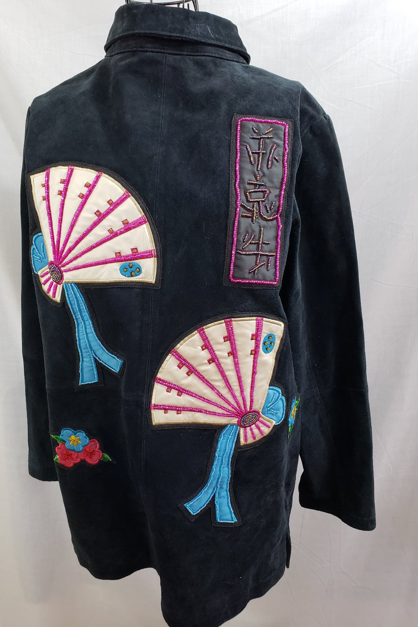 Impressions by Rem Garson Black Suede (Leather) Coat