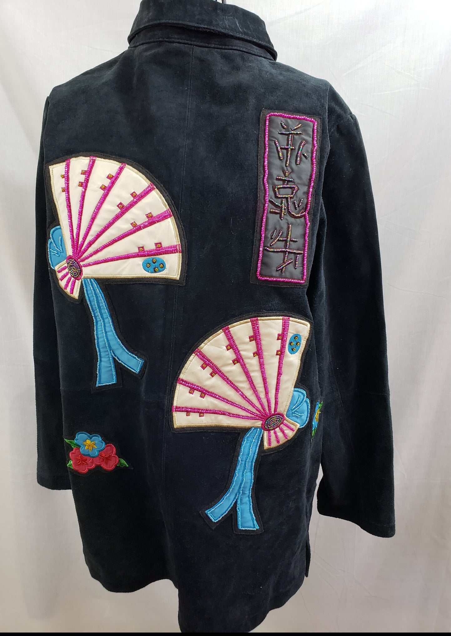 Impressions by Rem Garson Black Suede (Leather) Coat