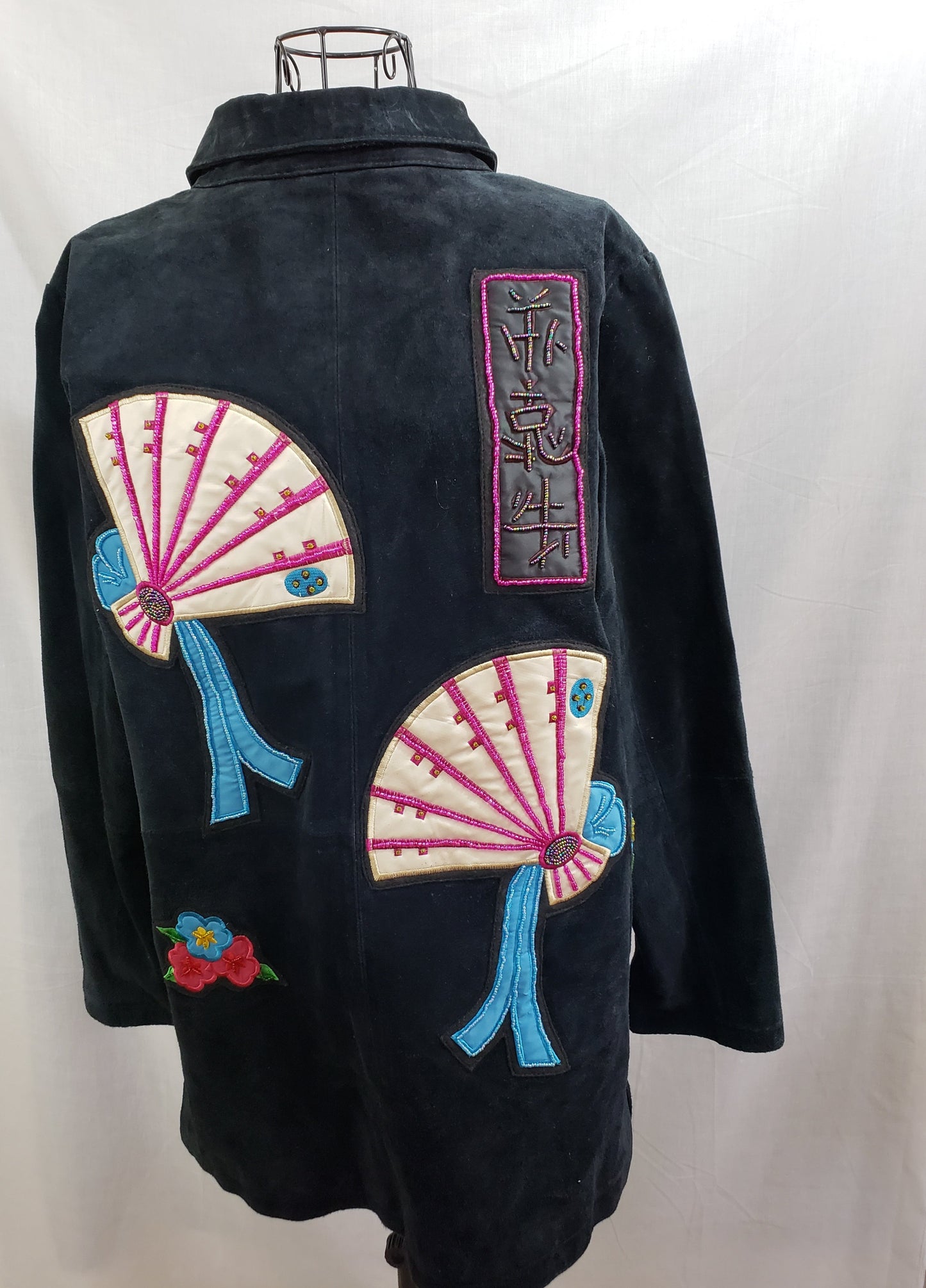 Impressions by Rem Garson Black Suede (Leather) Coat