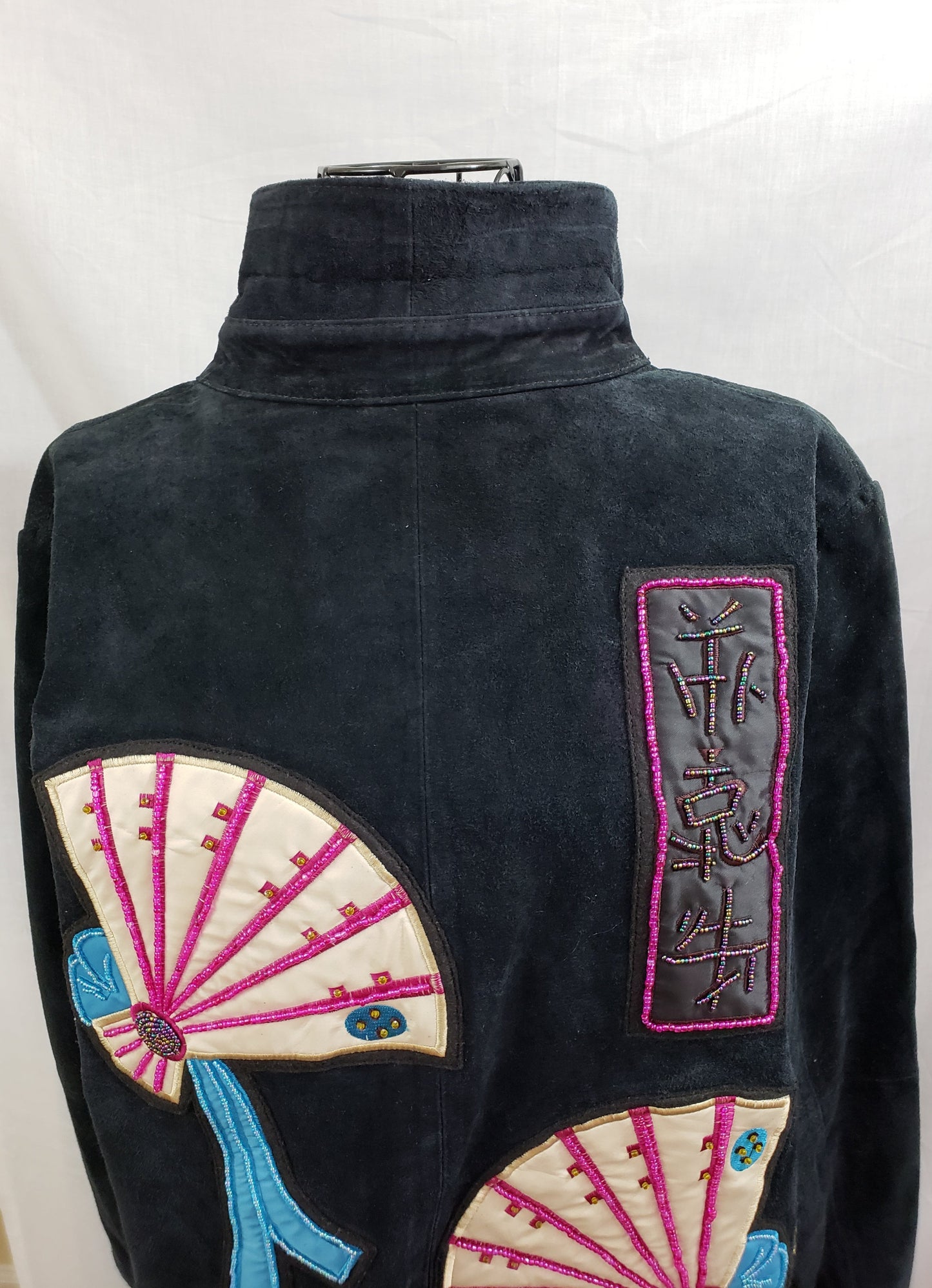 Impressions by Rem Garson Black Suede (Leather) Coat