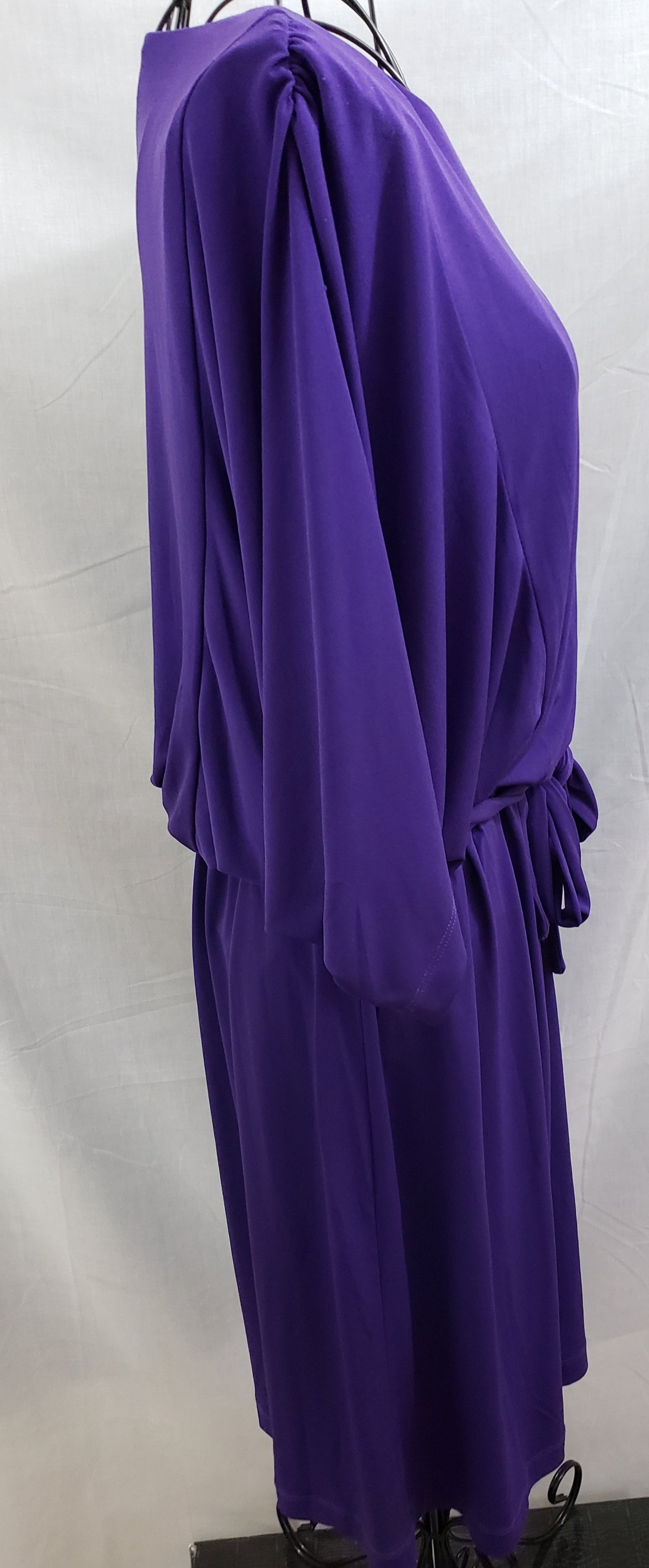 Chico's Purple Tunic Style Belted Dress
