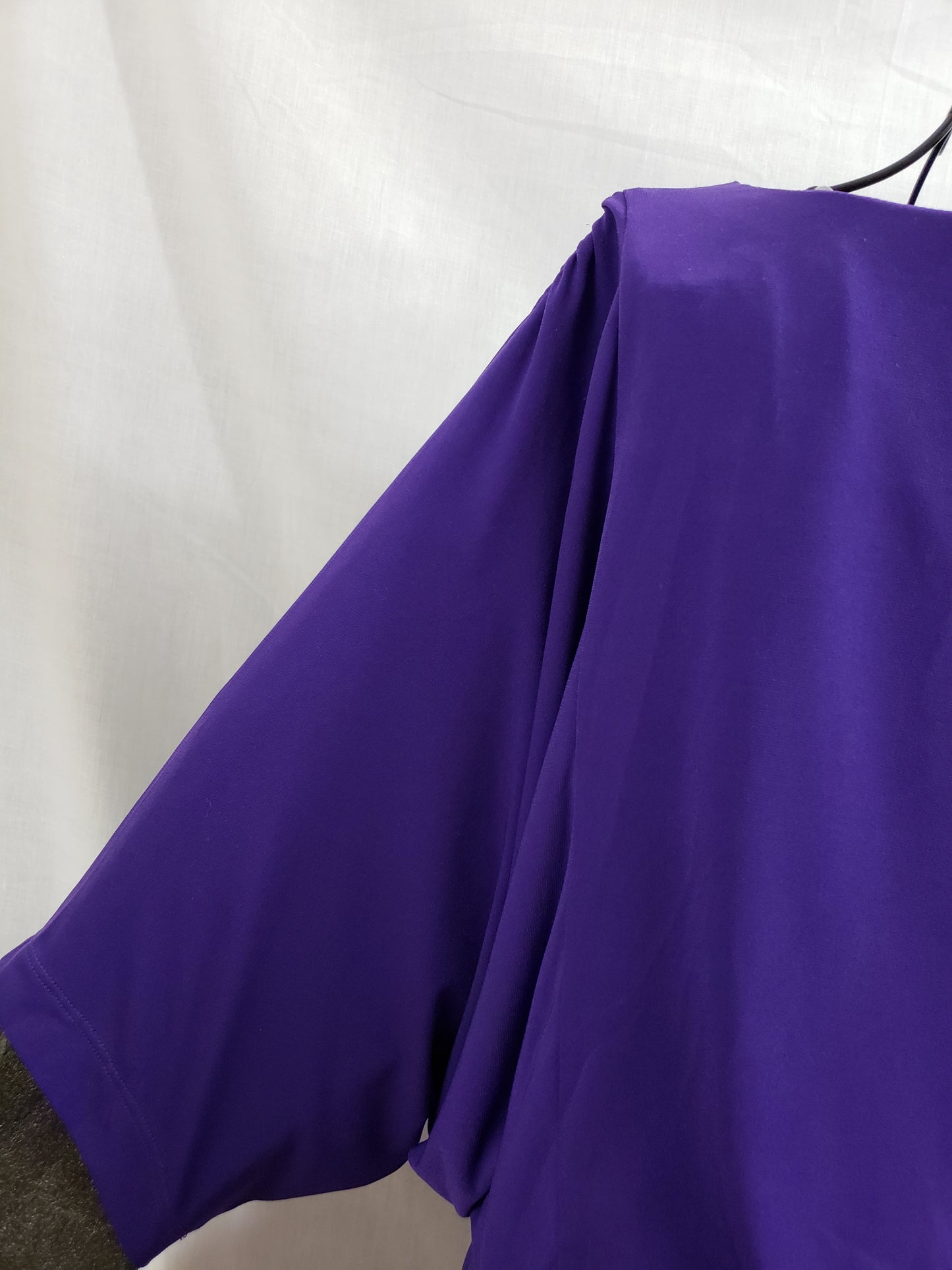 Chico's Purple Tunic Style Belted Dress